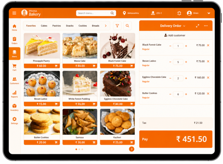 POS Billing Software for Bakery Shop